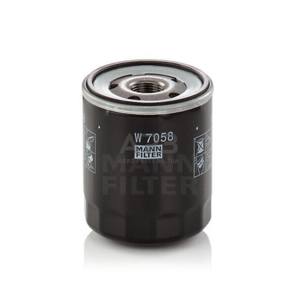 Tepalo filtras MANN-FILTER W7058