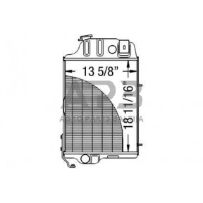 Traktoriaus radiatorius Vapormatic VPE3048