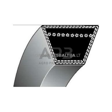 Trapecinis eigos diržas Brill TC 102, TC 122 A-60 13x1525mm Li, 13x1575mm La