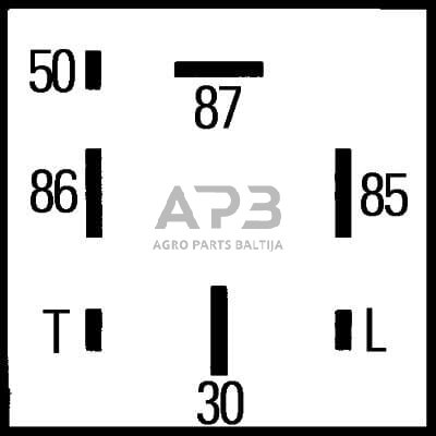 Traktoriaus pašildymo relė Hella 12V, 7 kontaktų 4RV008188181 5
