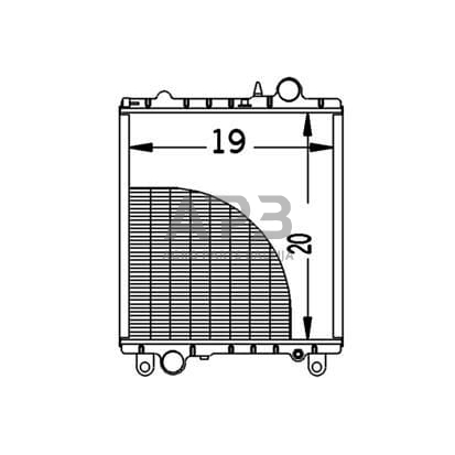 Traktoriaus radiatorius Vapormatic VPE3090