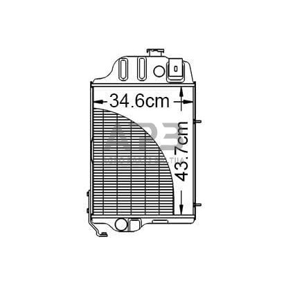 Traktoriaus radiatorius Vapormatic VPE3093