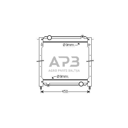 Traktoriaus radiatorius G339202050100N 1