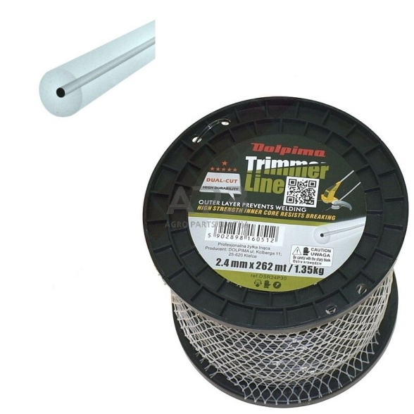 Trimerio valas DUAL-CUT 262 metrų 2.40 mm