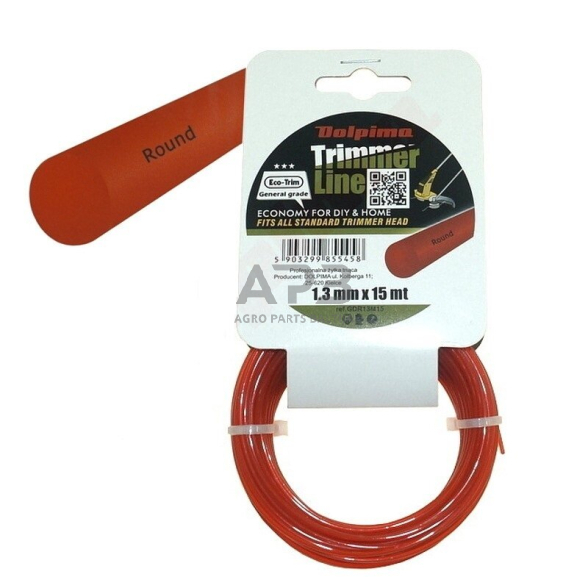 Trimerio valas POUND 15 metrų 1.30 mm