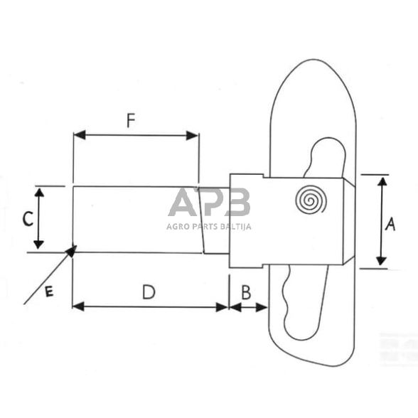 Tvirtinimo antgalis 18mm 770042KR 1