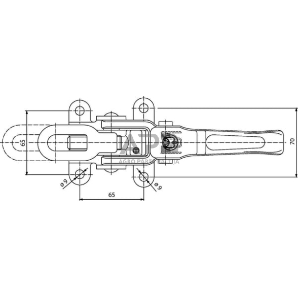 Tvirtinimo elementas Hesterberg 6020390 2