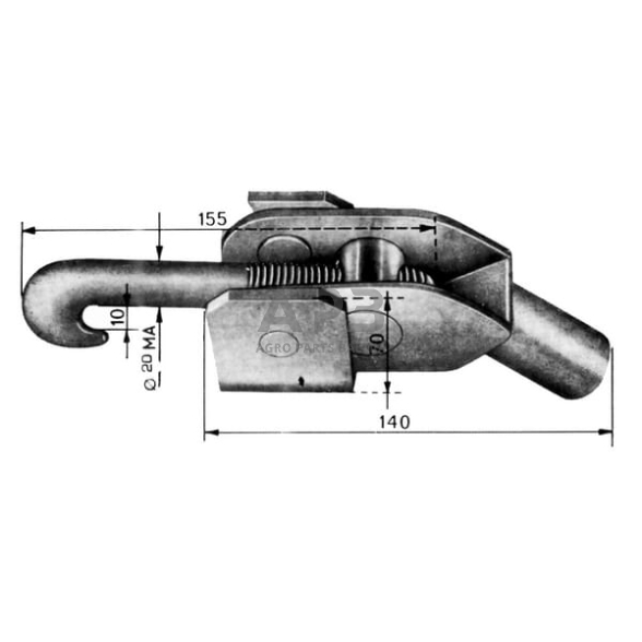 Tvirtinimo kablys 0007400 1