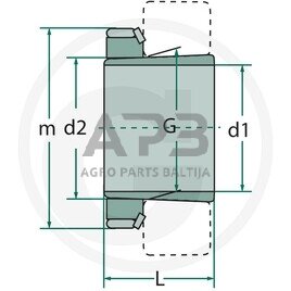 Universali įvorė guoliams H 310 1