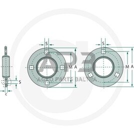 Universalus guolio korpusas FB 204 1