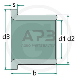 Universalus slydimo guolis BMB2515 1