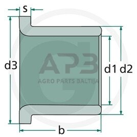 Universalus slydimo guolis BMB2525 1