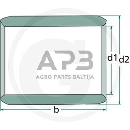 Universalus slydimo guolis BMZ1620 1