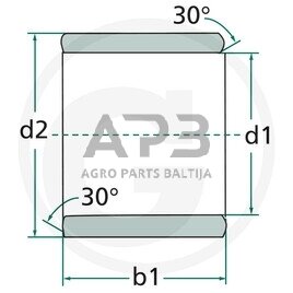 Universalus slydimo guolis GSM-1214-25 1