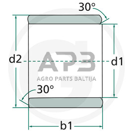 Universalus slydimo guolis GSM-2427-30 1