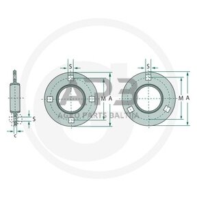 Universalus guolio korpusas FB 207