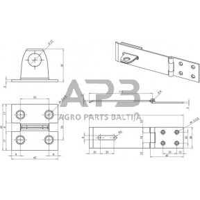 Užraktas 4" TO4316A