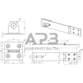 Užraktas 6" TO4316B