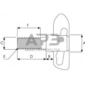 Užraktas 8mm 32851000