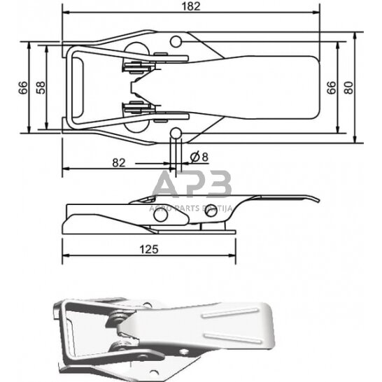 Užraktas 770051KR 2