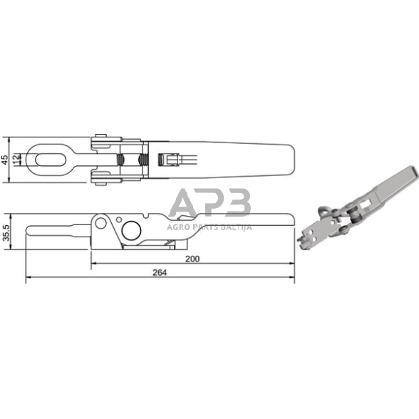 Užraktas 770032KR 1