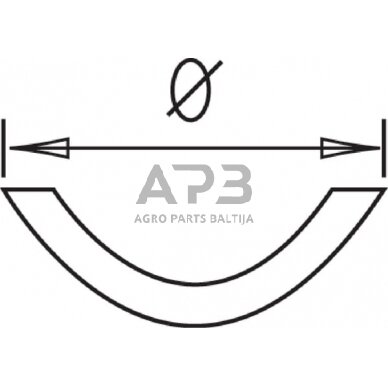 Variklio bloko kamštis 44.45mm VP4445 1