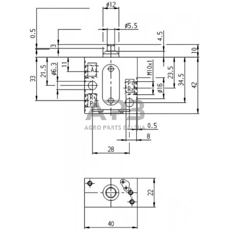 Valdymo vožtuvas Wabco 3/2 5630200000 1