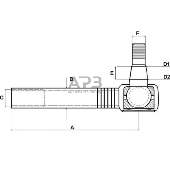 Vairo traukė 208mm SHP382KR 1