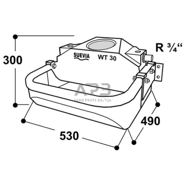 Vandens lovys Suevia WT30, SU1600030 1