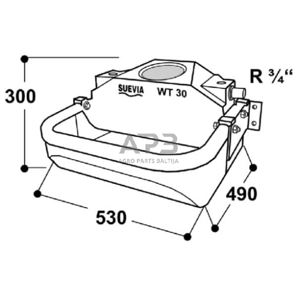 Vandens lovys Suevia WT30, SU1600030 2