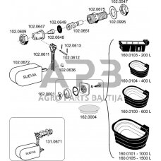 Veržlė Suevia R 1/2" SU1020547