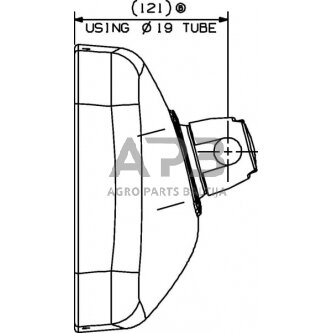 Veidrodėlis 415x225mm Britax 7106000A 2