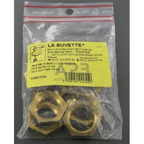 Veržlė LA BUVETTE 1/2" (10vnt.) BU1090704 1