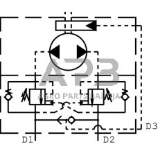 Vožtuvas OMP/OMR FPO 50 DF D2 1/2 U 35, FPO50DFD212U35