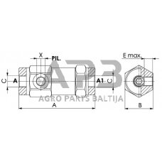 Vožtuvas S-04-1/4", VUPSL03001