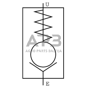 Vožtuvas S 04 (0.5 bar), LCV03001