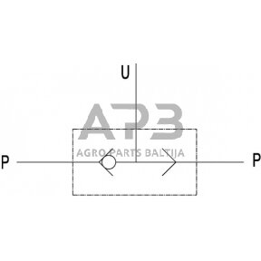 Vožtuvas VU2P, G1/4", C056V0666