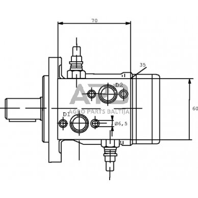 Vožtuvas - OMP/OMR 1/2 BSP, FPMD40DF001 1