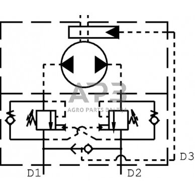 Vožtuvas OMP/OMR FPO 50 DF D2 1/2 U 35, FPO50DFD212U35 1