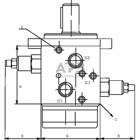 Vožtuvas A-08-OMR- 1/2BSP, VODLSCAF05001 2