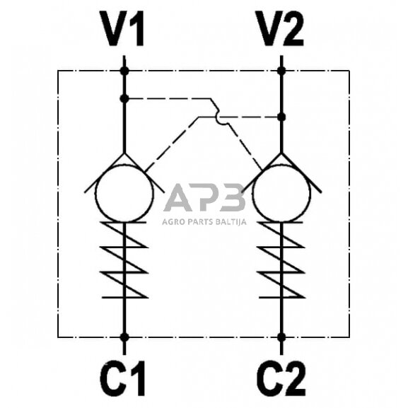 Vožtuvas 3/8" FPD3820L2ROSR 3