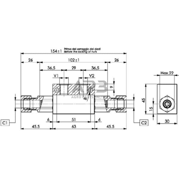 Vožtuvas 3/8" FPD3820L2ROSR 4