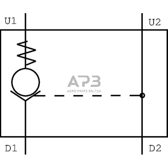 Vožtuvas A-06-3/8", VBPSL05001 2