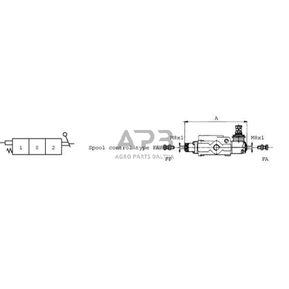 Vožtuvas FA SD4/5/6, SD95BFA 1