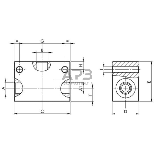 Vožtuvas S-04 1/4" BSP, VT03001 5