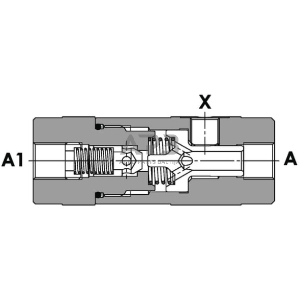 Vožtuvas S-04-1/4", VUPSL03001 2