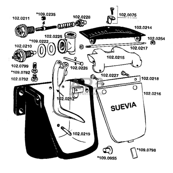 Vožtuvas Suevia SU1020233 2