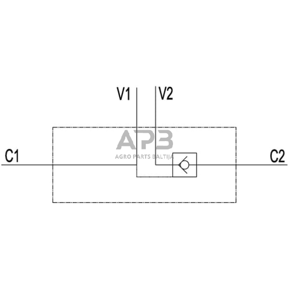 Vožtuvas VBPSE, G1/2", C056V0240 1