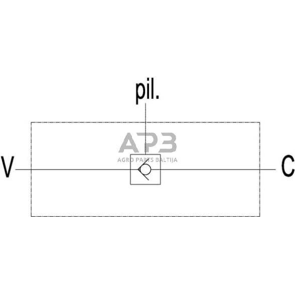 Vožtuvas VBPSL, G1/2", C056V0203 1