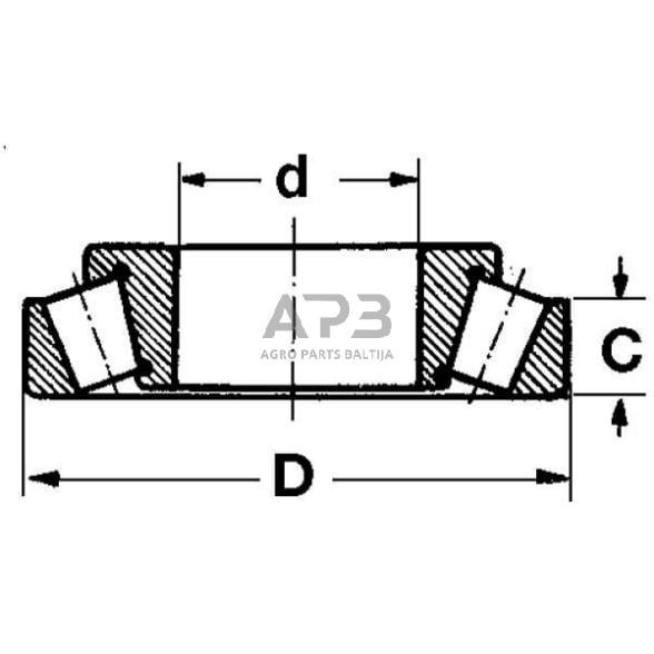 Žiedas Nilos 30209AVPF 1